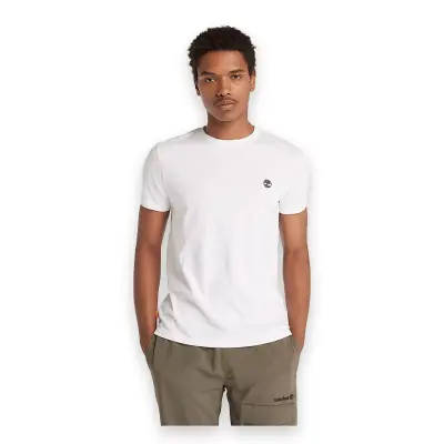 Timberland Tb0A2Bpr Dunstan River Sleeve Tee Beyaz Erkek T-Shirt 