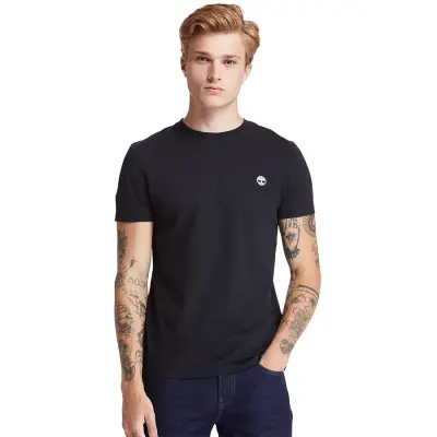 Timberland Tb0A2Bpr Dunstan River Sleeve Tee Siyah Erkek T-Shirt 