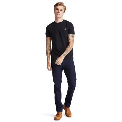 Timberland Tb0A2Bpr Dunstan River Sleeve Tee Siyah Erkek T-Shirt - 3