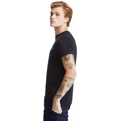 Timberland Tb0A2Bpr Dunstan River Sleeve Tee Siyah Erkek T-Shirt - 4