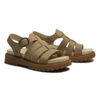 Timberland Tb0A2Q1P Clairemont Way Fisherman Sandal Kahverengi Kadın Sandalet - Timberland (1)