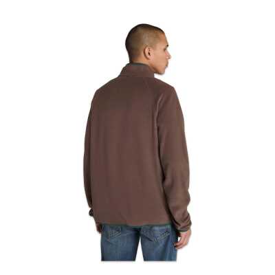 Timberland Tb0A2Q7C Polartec 100 Full Zip Fleece Ceket Kahverengi Erkek Ceket - 2
