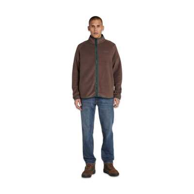 Timberland Tb0A2Q7C Polartec 100 Full Zip Fleece Ceket Kahverengi Erkek Ceket - 3