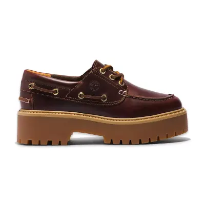 Timberland Tb0A2Qdm Stone Street Boat Shoe Bordo Kadın Ayakkabı - 2