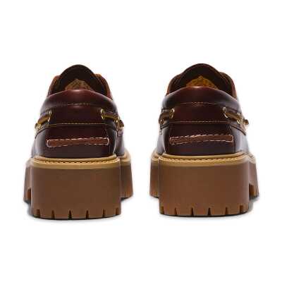 Timberland Tb0A2Qdm Stone Street Boat Shoe Bordo Kadın Ayakkabı - 4