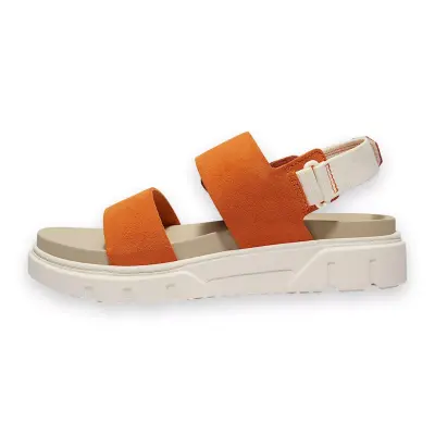 Timberland Tb0A2Qja Greyfield Sandal Backstrap Sandal Turuncu Kadın Sandalet - 3