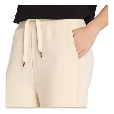 Timberland Tb0A41Wb Lush Comfort Palazzo Pants Krem Kadın Eşofman Altı - 3