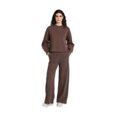 Timberland Tb0A41Zb Lush Comfort Crew Sweat Kahverengi Kadın Sweatshirt - 5