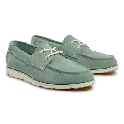 Timberland Tb0A42X7-M Grafton Bay Lace Up Shoe Yeşil Erkek Ayakkabı 