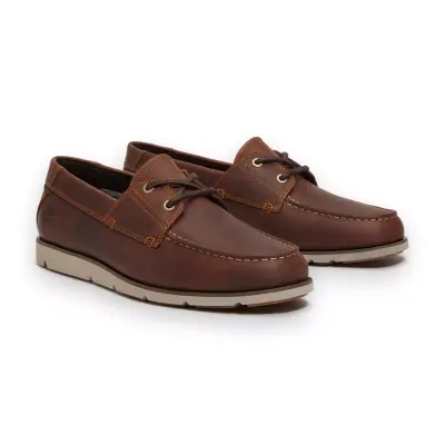 Timberland Tb0A42X7-M Grafton Bay Lace Up Shoe Kahverengi Erkek Ayakkabı 