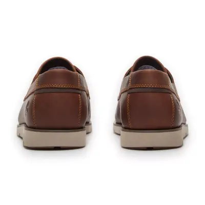 Timberland Tb0A42X7-M Grafton Bay Lace Up Shoe Kahverengi Erkek Ayakkabı - 4
