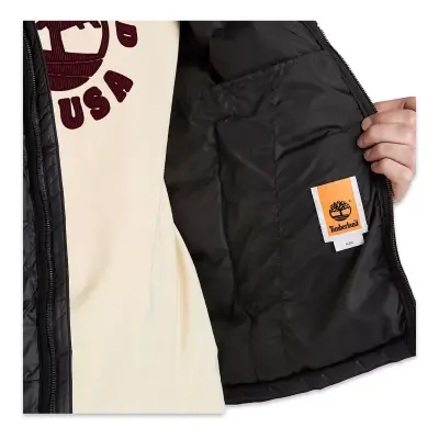 Timberland Tb0A44A1 Garfield Durable Water Repellent Puffer Siyah Erkek Mont - 4