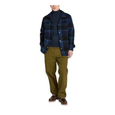 Timberland Tb0A44Hb Wool Blend Shacket Jacket Lacivert Erkek Gömlek - 3