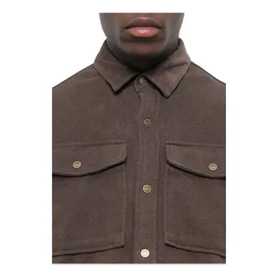 Timberland Tb0A44Tn Corduroy Collar Utility Over Gömlek Kahverengi Erkek Gömlek - 5