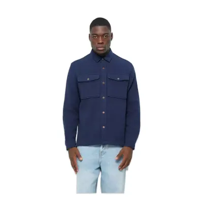 Timberland Tb0A44Tn Corduroy Collar Utility Over Gömlek Lacivert Erkek Gömlek 