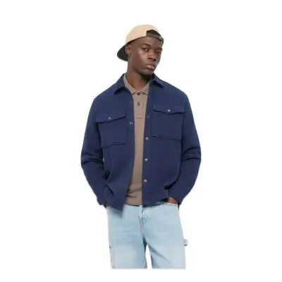 Timberland Tb0A44Tn Corduroy Collar Utility Over Gömlek Lacivert Erkek Gömlek - 2
