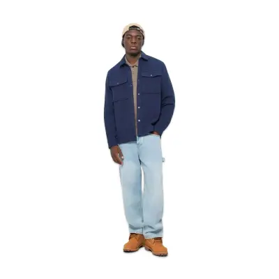 Timberland Tb0A44Tn Corduroy Collar Utility Over Gömlek Lacivert Erkek Gömlek - 3