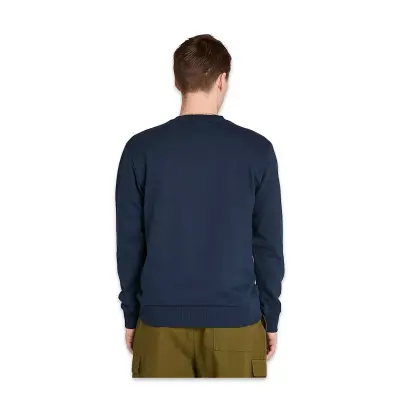 Timberland Tb0A5Mc7 Front Seasonal Tree Logo Graphic Crewnec Lacivert Erkek Sweatshirt - 2