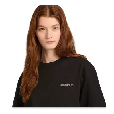Timberland Tb0A5Mky Lake House Back Graphic Tee Siyah Unisex T-Shirt - 4