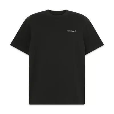 Timberland Tb0A5Mky Lake House Back Graphic Tee Siyah Unisex T-Shirt - 5