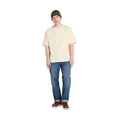 Timberland Tb0A5Mnt Hampthon Tonal Stack Logo Tee Krem Erkek T-Shirt - 2