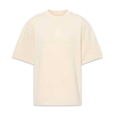 Timberland Tb0A5Mnt Hampthon Tonal Stack Logo Tee Krem Erkek T-Shirt - 5