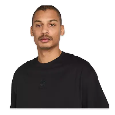 Timberland Tb0A5Mnt Hampthon Tonal Stack Logo Tee Siyah Erkek T-Shirt - 3