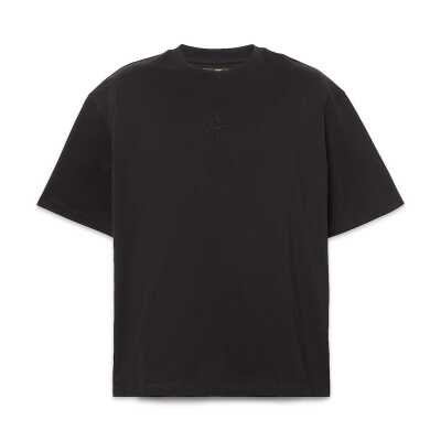 Timberland Tb0A5Mnt Hampthon Tonal Stack Logo Tee Siyah Erkek T-Shirt - 5