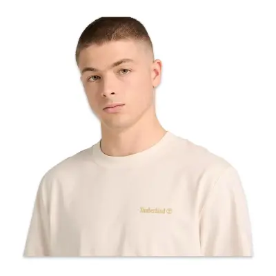 Timberland Tb0A5Mnv Magnet Back Graphic Tee Beyaz Erkek T-Shirt - 4