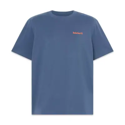 Timberland Tb0A5Mnv Magnet Back Graphic Tee Mavi Erkek T-Shirt - 5
