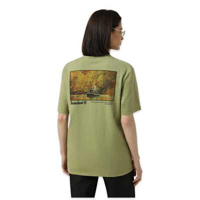 Timberland Tb0A5Mpg Fishing Photo Back Garphic Tee Unisex T-Shirt - 4
