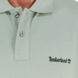 Timberland Tb0A5Pgc Ss Small Logo Print Polo Yeşil Erkek T-Shirt - 3