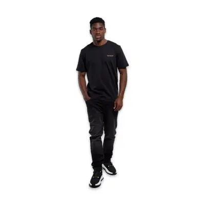 Timberland Tb0A5Qqt Small Linear Logo Print Tee Siyah Erkek T-Shirt - 3