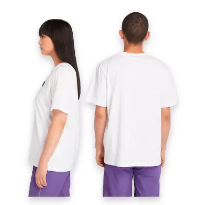 Timberland Tb0A5Rce Sleeve Woven Badge Tee Beyaz Unisex T-Shirt - 2