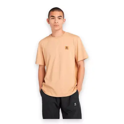 Timberland Tb0A5Rce Sleeve Woven Badge Tee Kavuniçi Unisex T-Shirt 