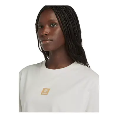 Timberland Tb0A5Rzx Stack Logo -Sleeve Tee Beyaz Kadın T-Shirt - 3