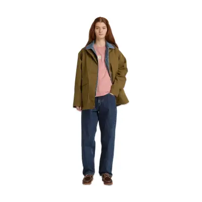 Timberland Tb0A5Rzx Stack Logo -Sleeve Tee Pembe Kadın T-Shirt - 4