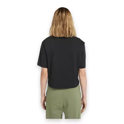 Timberland Tb0A5Rzx Stack Logo -Sleeve Tee Siyah Kadın T-Shirt - 3