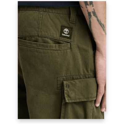 Timberland Tb0A5Tvy Twill Cargo Pantolon Haki Erkek Pantolon - 3