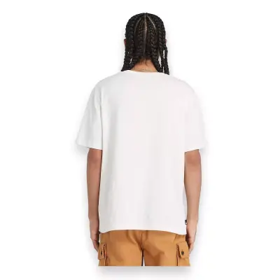 Timberland Tb0A5Ufu Sleeve Graphic Slub Beyaz Erkek T-Shirt - 4