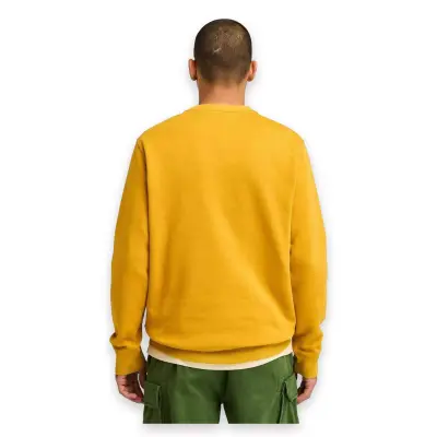 Timberland Tb0A5Ujy Linear Logo Crew Neck Sarı Erkek Sweatshirt - Timberland (1)