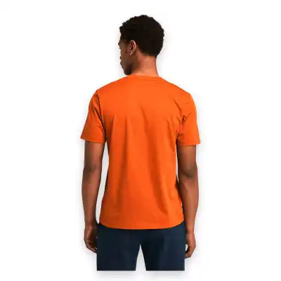 Timberland Tb0A5Upq Linear Logo Sleeve Turuncu Erkek T-Shirt - 2