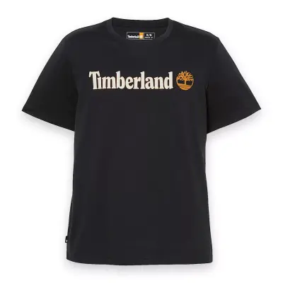 Timberland Tb0A5Upq Linear Logo Sleeve Siyah Erkek T-Shirt - 5