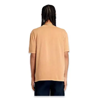 Timberland Tb0A5Vdh Garment Dye ChestTee Kahverengi Erkek T-Shirt - 4