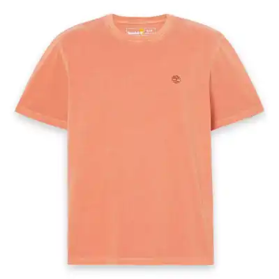 Timberland Tb0A5Yay Garment Dye Sleeve Turuncu Erkek T-Shirt - 1