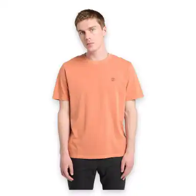Timberland Tb0A5Yay Garment Dye Sleeve Turuncu Erkek T-Shirt - 2