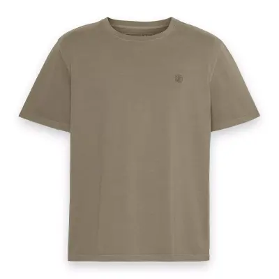 Timberland Tb0A5Yay Garment Dye Sleeve Haki Erkek T-Shirt - 5