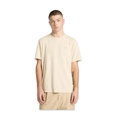 Timberland Tb0A5Yay Garment Dye Sleeve Krem Erkek T-Shirt 