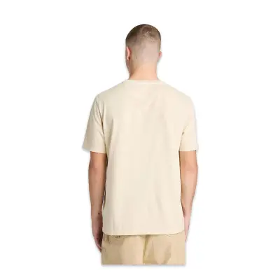 Timberland Tb0A5Yay Garment Dye Sleeve Krem Erkek T-Shirt - 2