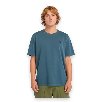 Timberland Tb0A5Yay Garment Dye Sleeve Lacivert Erkek T-Shirt 